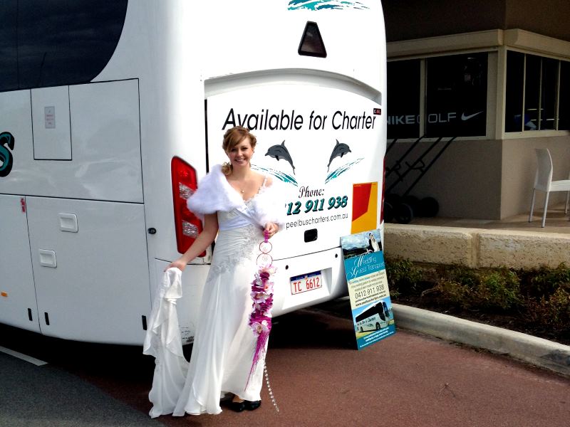 Peel Bus Hire and Charter - Mandurah Perth Wedding Charter Packages